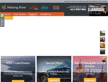 Tablet Screenshot of mekongrivercruises.com.au